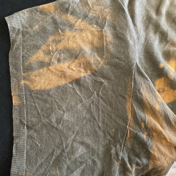 Ralph Lauren RLX 100% Linen knit shrug glorious fall colours, olive orange - Picture 8 of 10